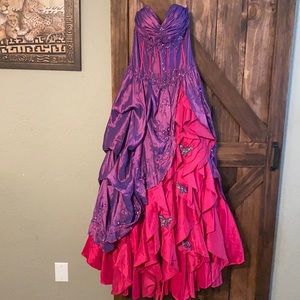 Strapless Ball gown dress size 8